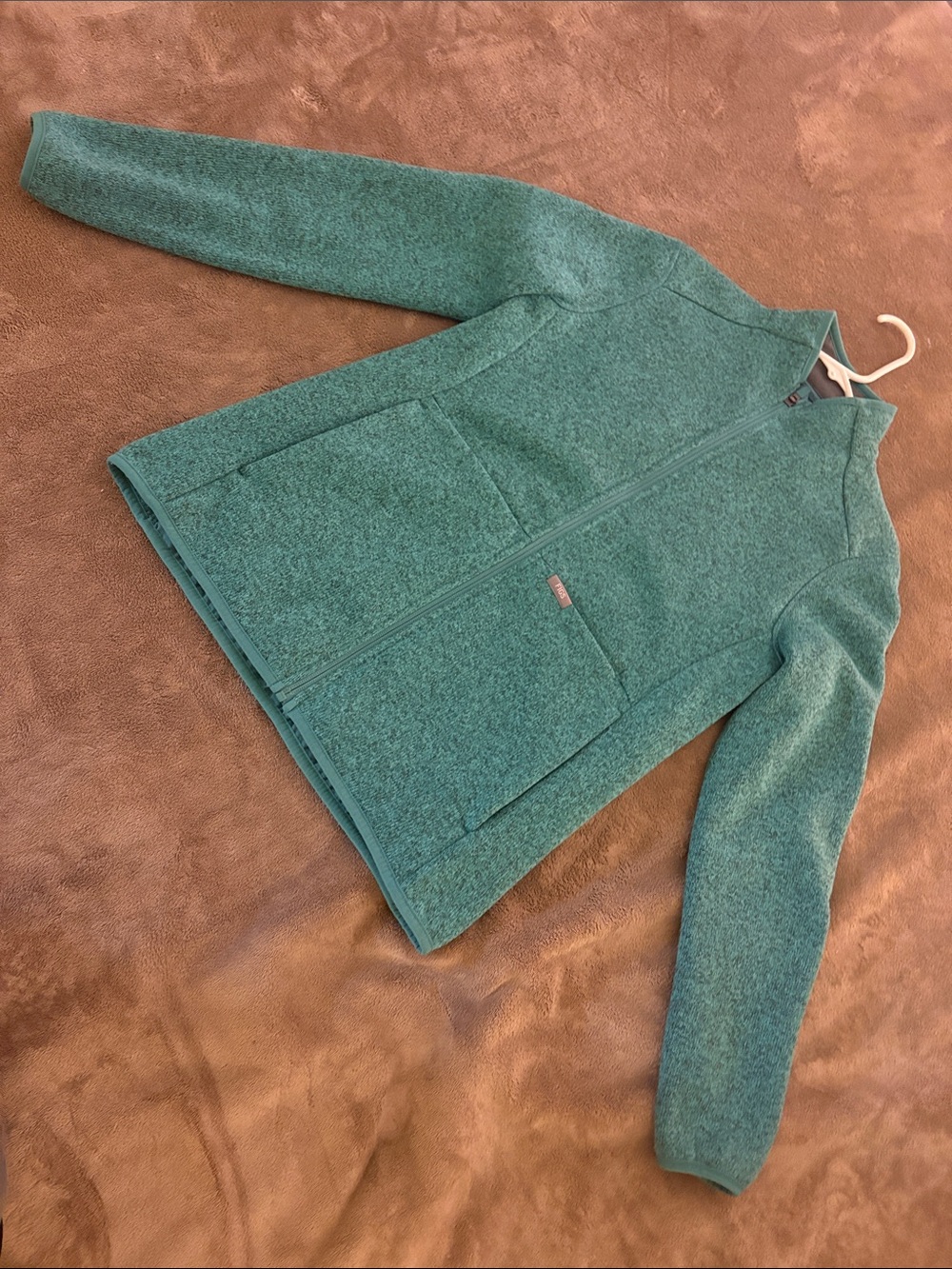 Figs Teal Green Full-Zip Women's Jacket